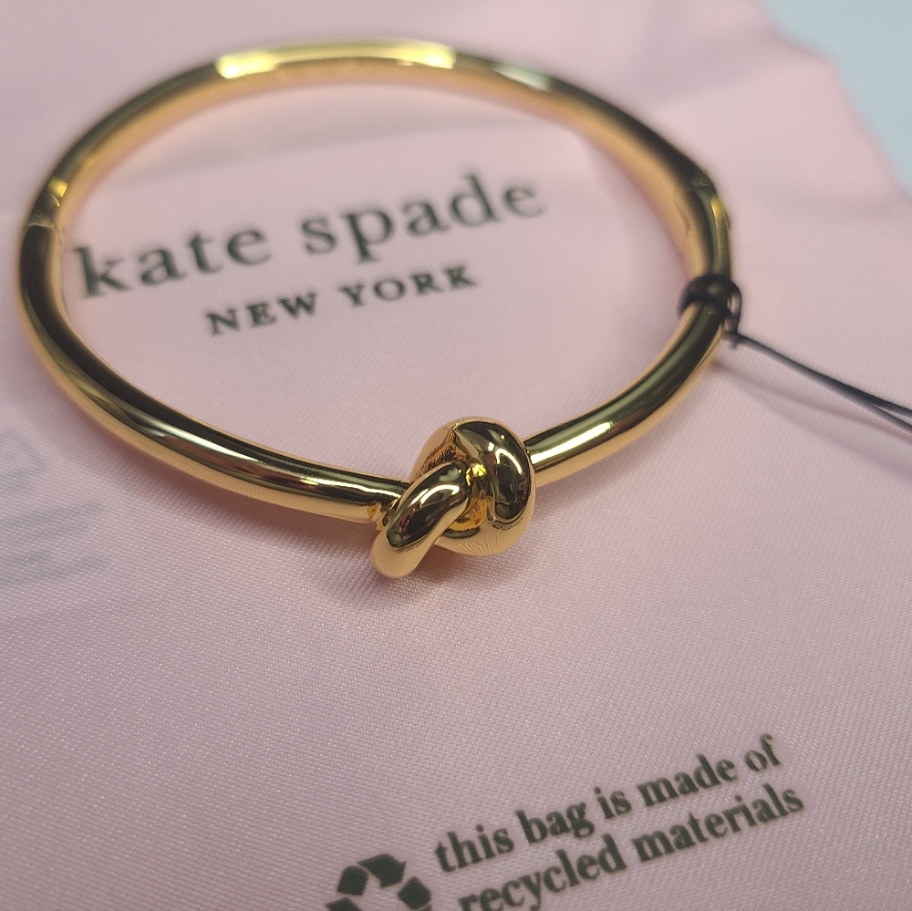 Kate Spade-Hinge Bangle-Gold
